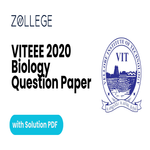VITEEE 2020 Question Paper with Solution PDF for Biology